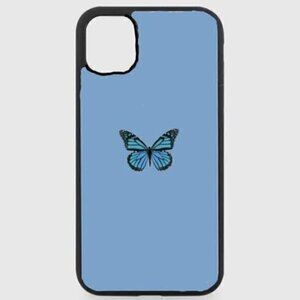 BLUE butterfly Phone Case